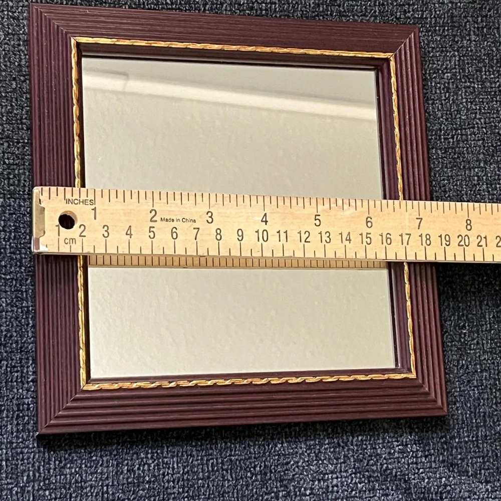 Vintage Home Interiors Framed Decorative Mirrors Set of 2